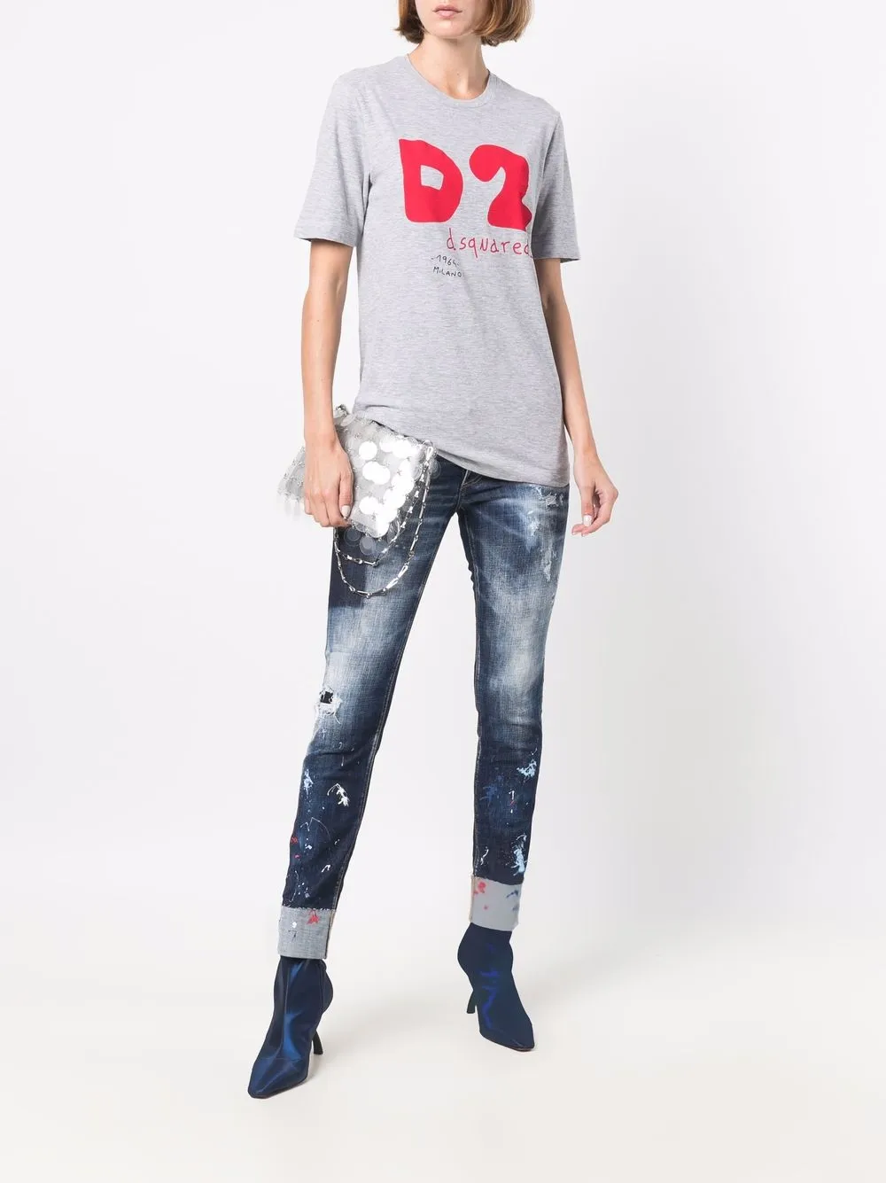 фото Dsquared2 футболка с логотипом