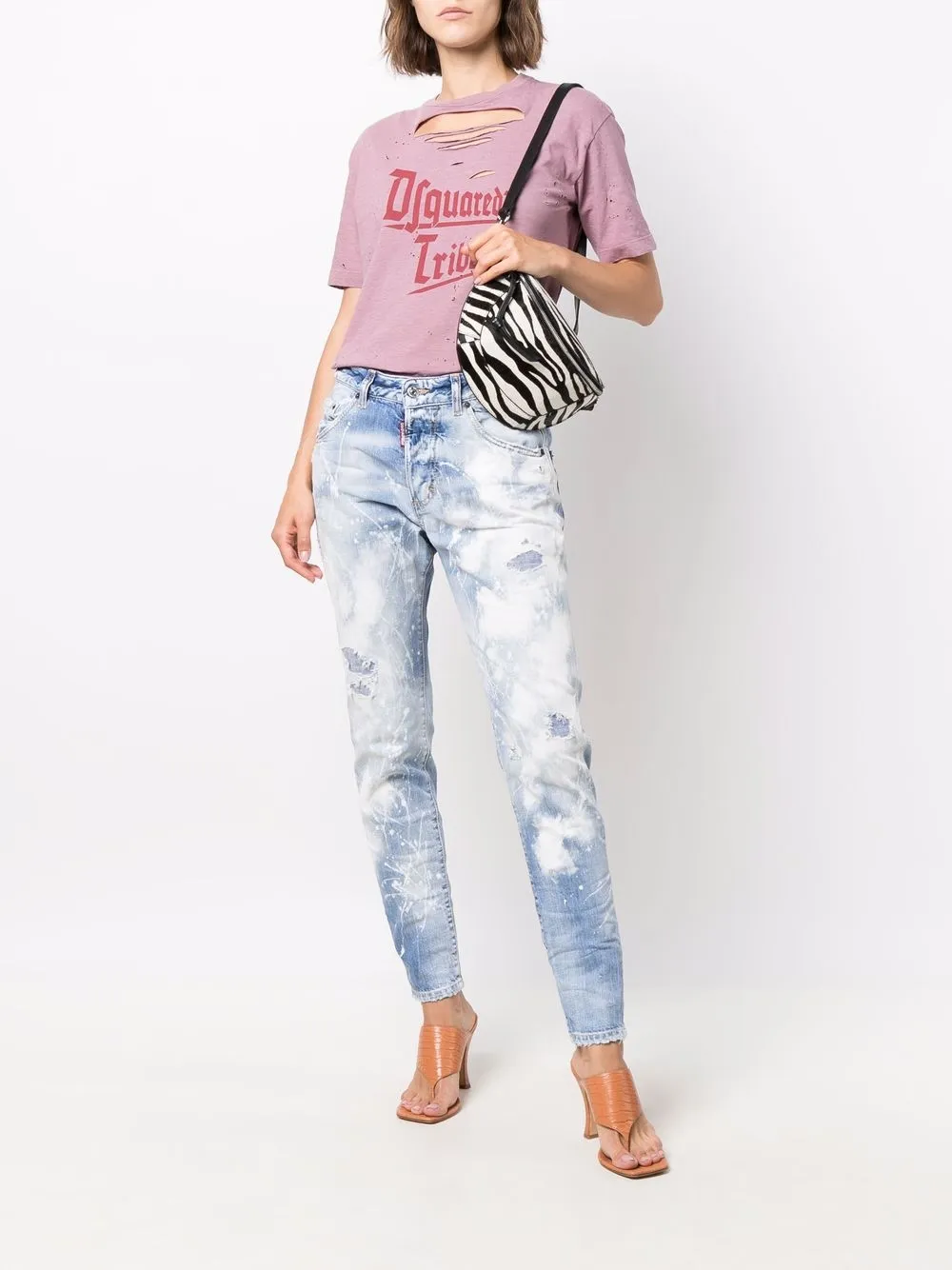 фото Dsquared2 футболка с логотипом