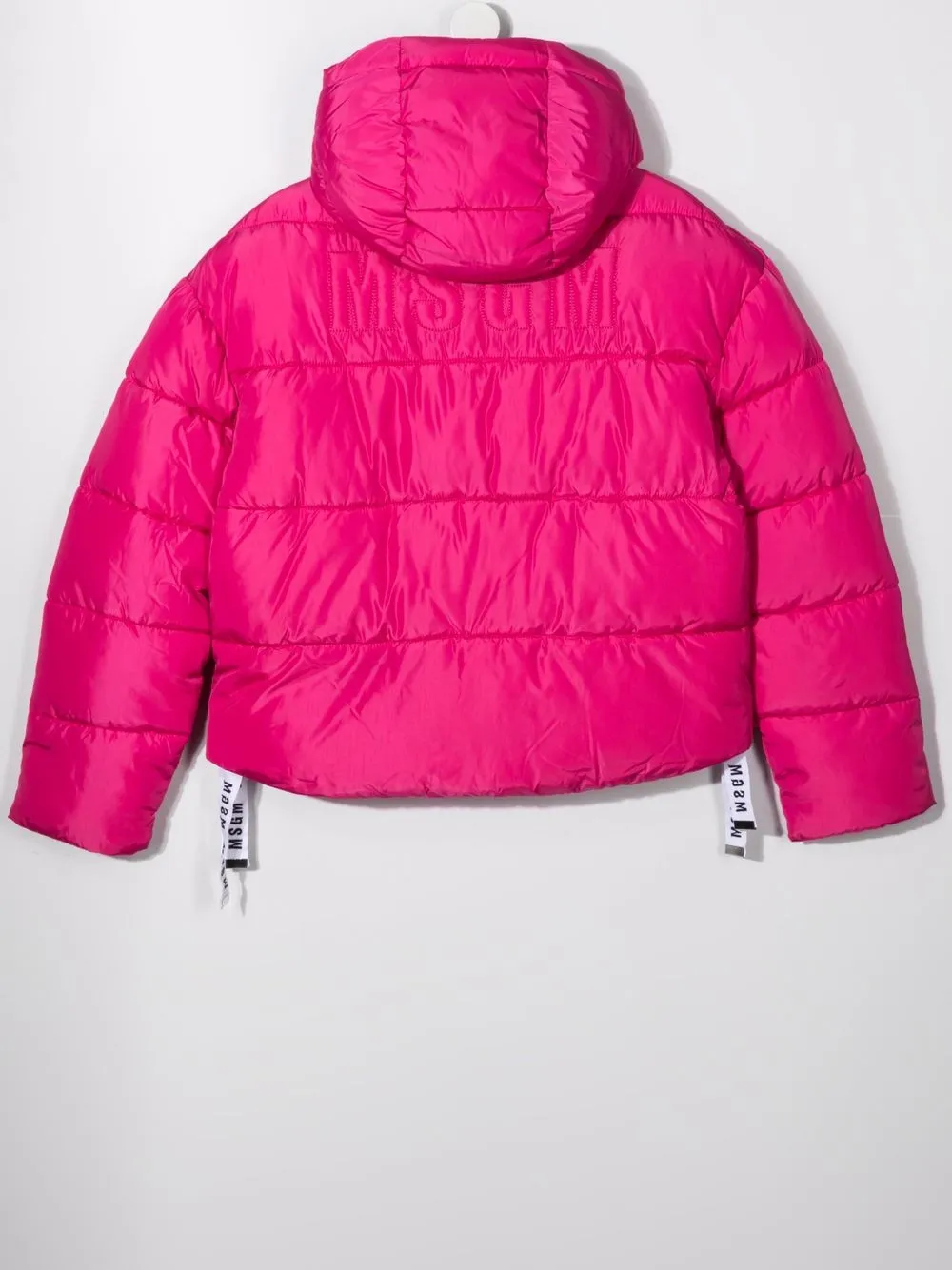 фото Msgm kids пуховик с капюшоном