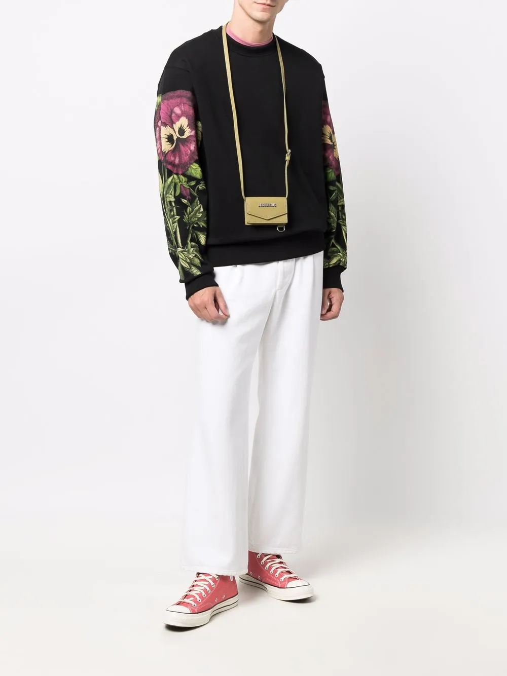 фото Kenzo толстовка с цветочным принтом
