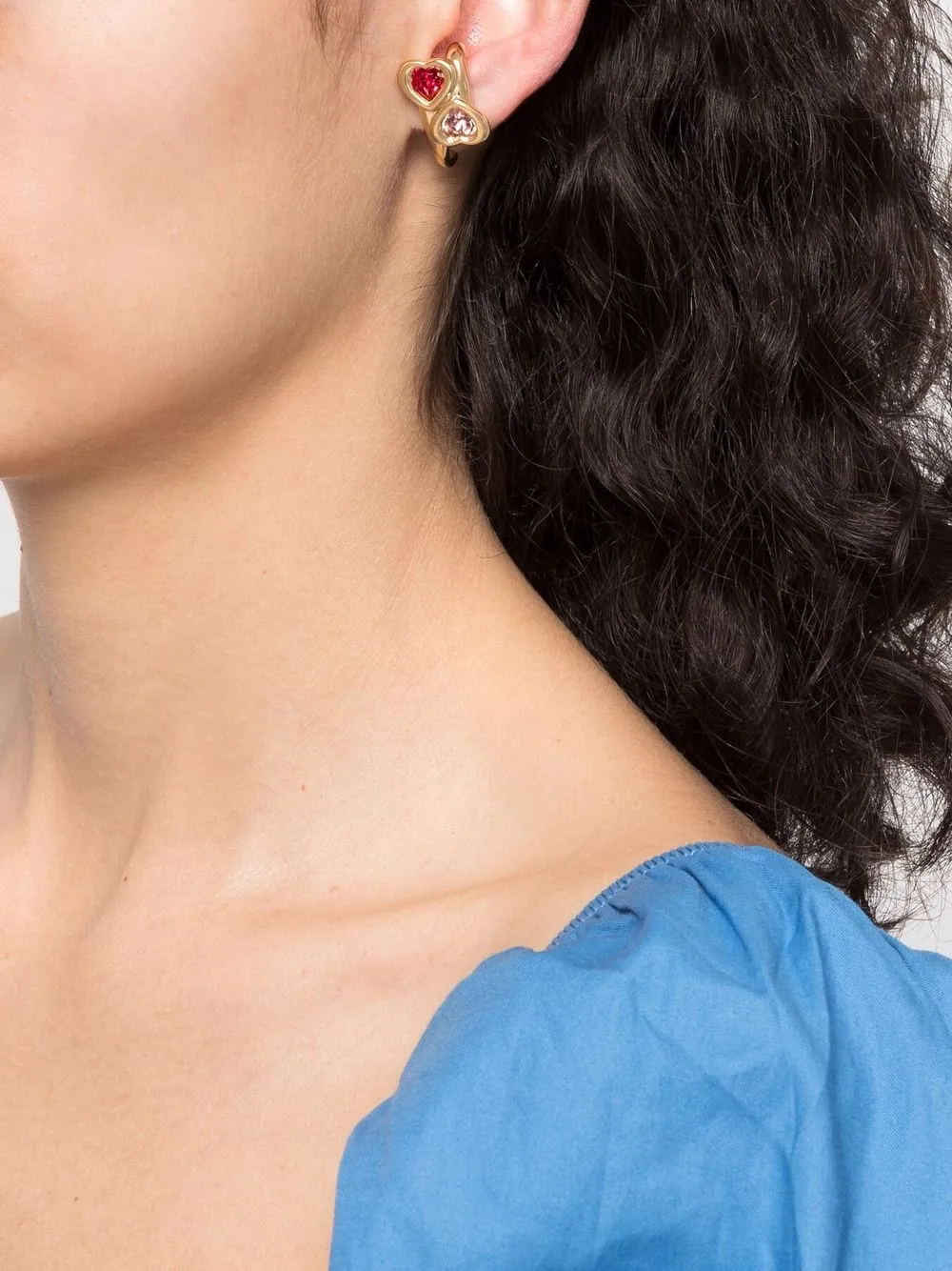 фото Jiwinaia серьги-подвески с кристаллами