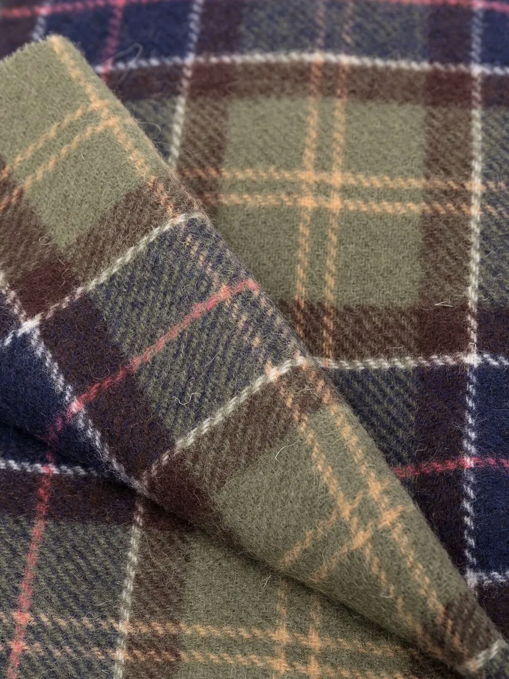 фото Barbour шарф в клетку тартан