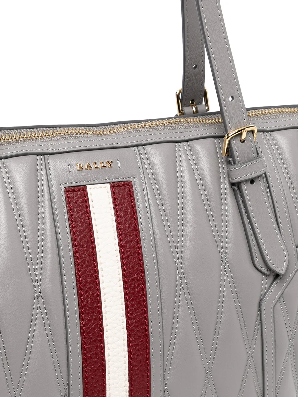 фото Bally стеганая сумка-тоут