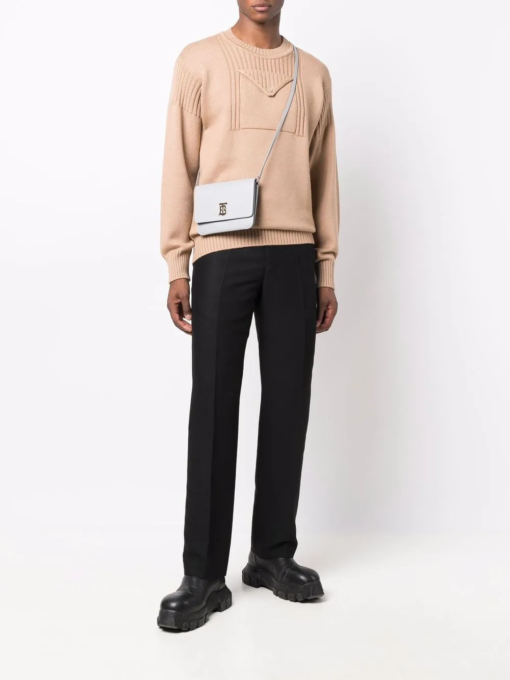 фото Burberry мини-сумка flat tb
