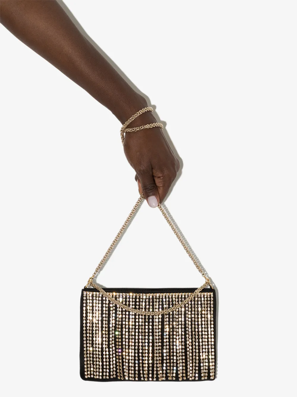 фото Black & brown сумка на плечо katie с кристаллами