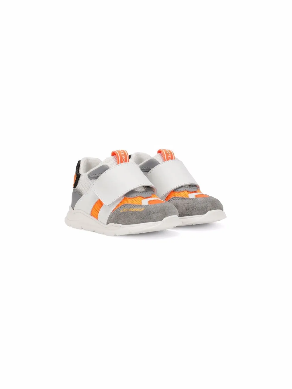 Dolce & Gabbana Kids tenis con cierre autoadherente - Blanco