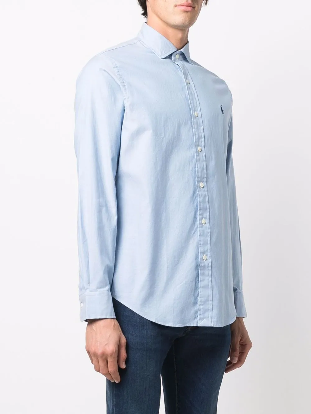 фото Polo ralph lauren рубашка с длинными рукавами и вышивкой