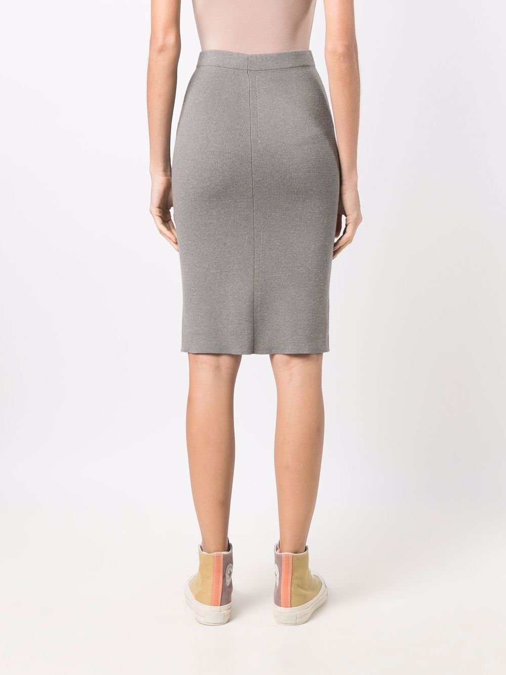 Marant Toile Alicia Ribbed Knit Pencil Skirt Farfetch