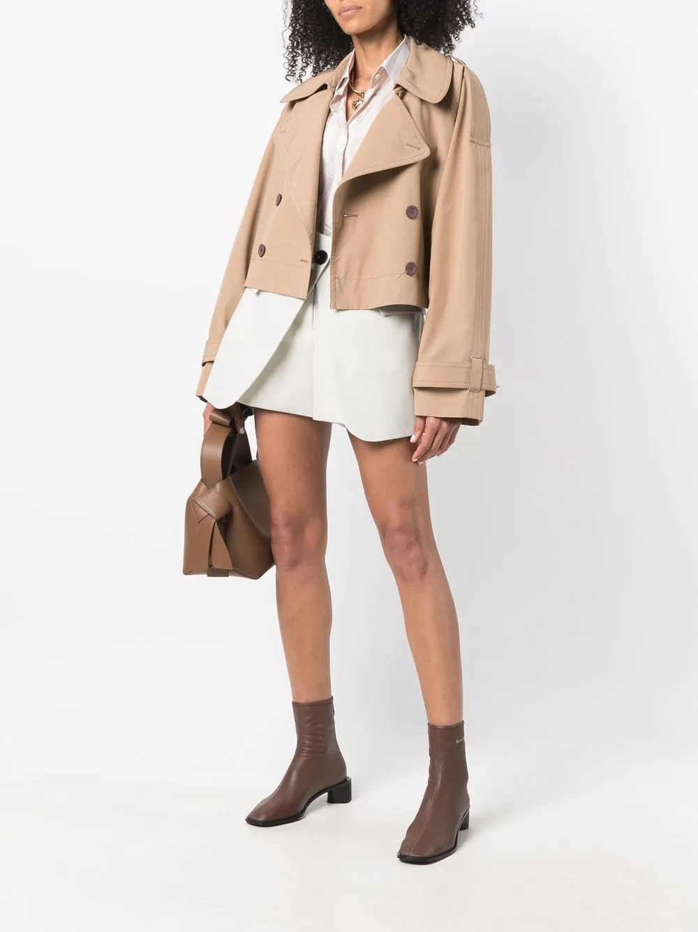 фото Sacai многослойные шорты