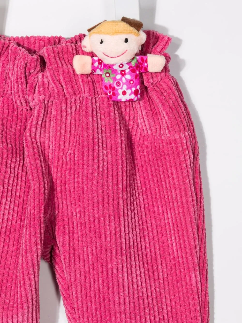 фото Miss grant kids вельветовые брюки с вышивкой