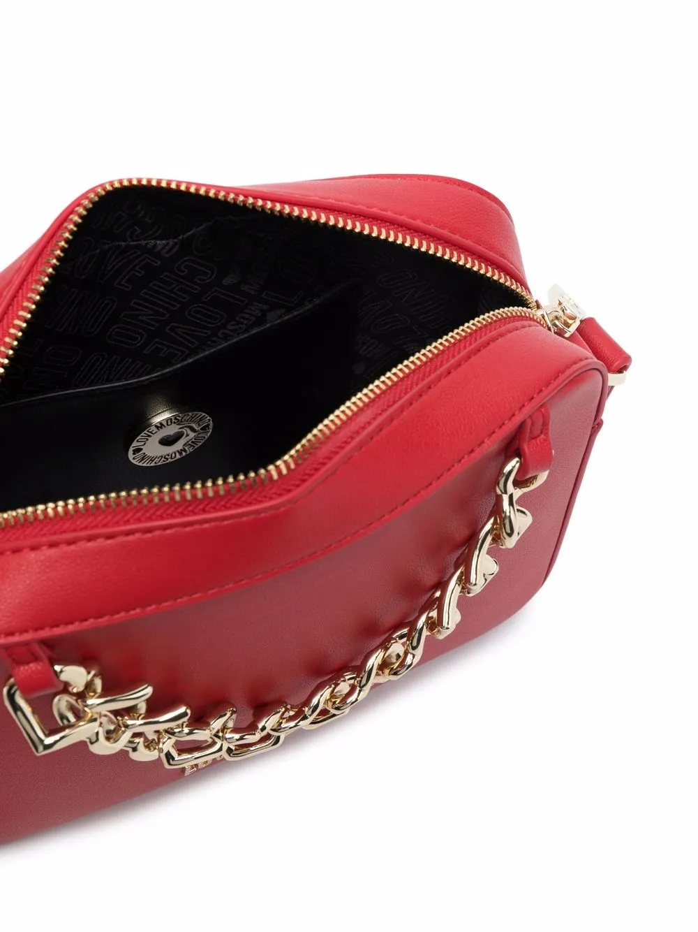 фото Love moschino сумка на плечо с цепочным декором