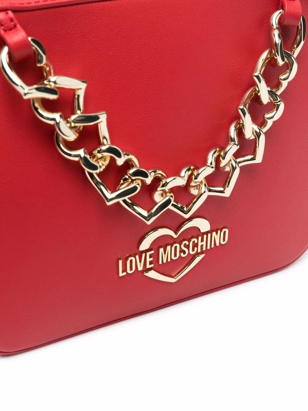 фото Love moschino сумка на плечо с цепочным декором