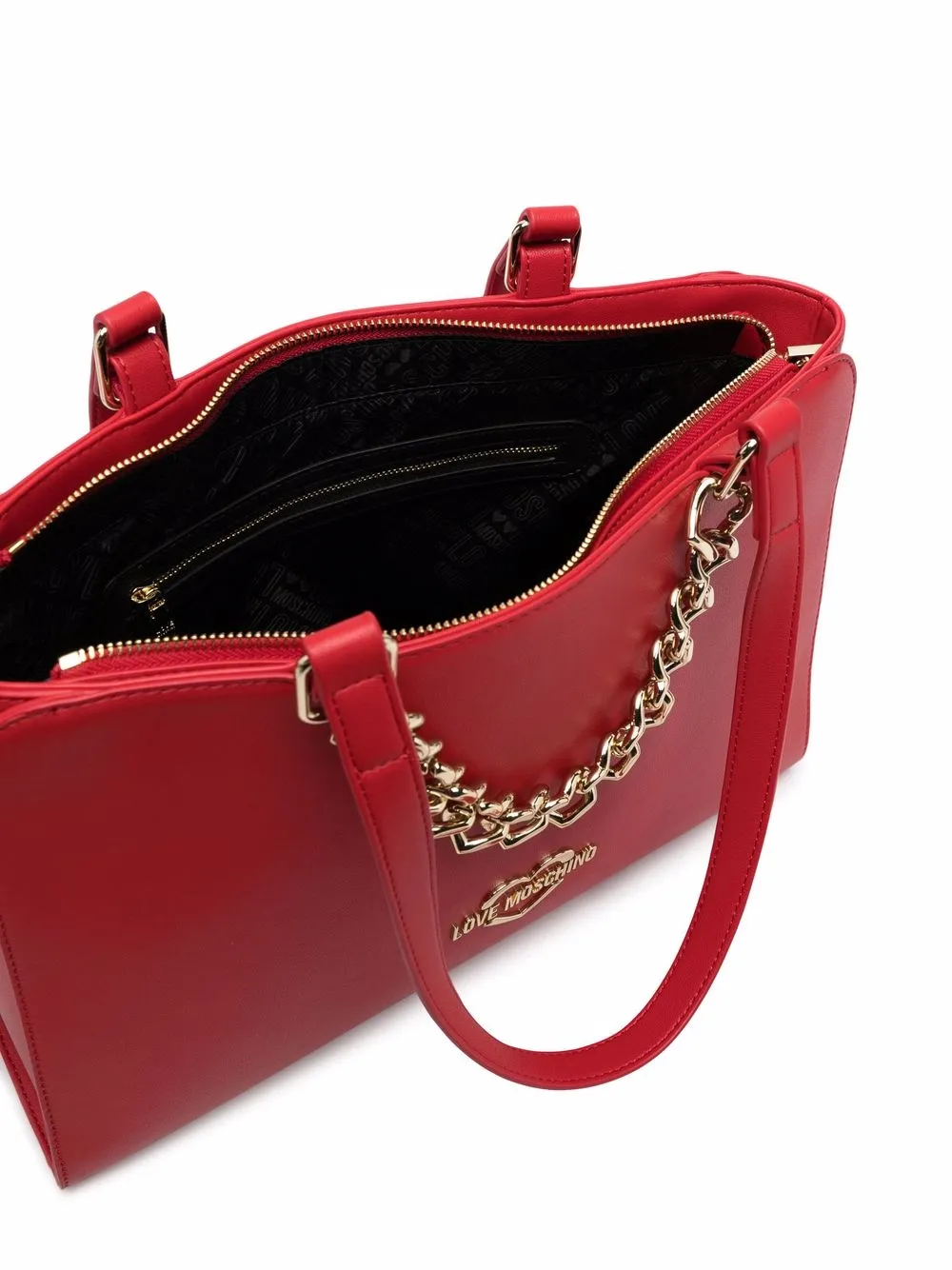 фото Love moschino сумка-тоут с логотипом