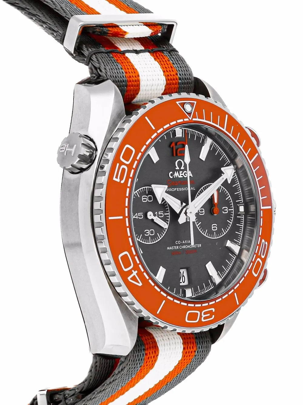 фото Omega наручные часы seamaster planet ocean 600m chronograph pre-owned 45 мм 2020-го года