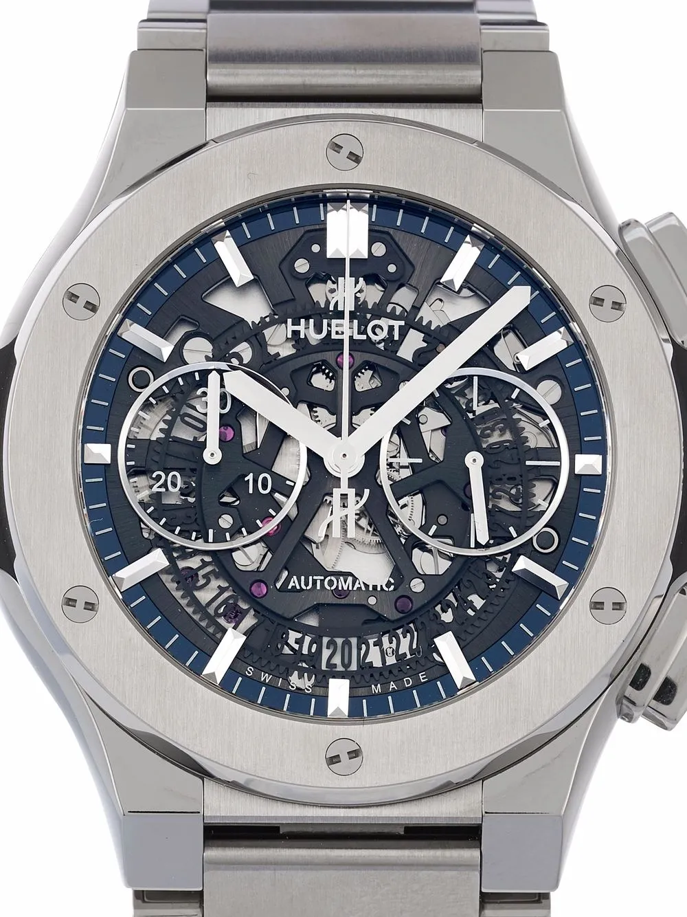 фото Hublot наручные часы classic fusion aerofusion pre-owned 45 мм 2021-го года