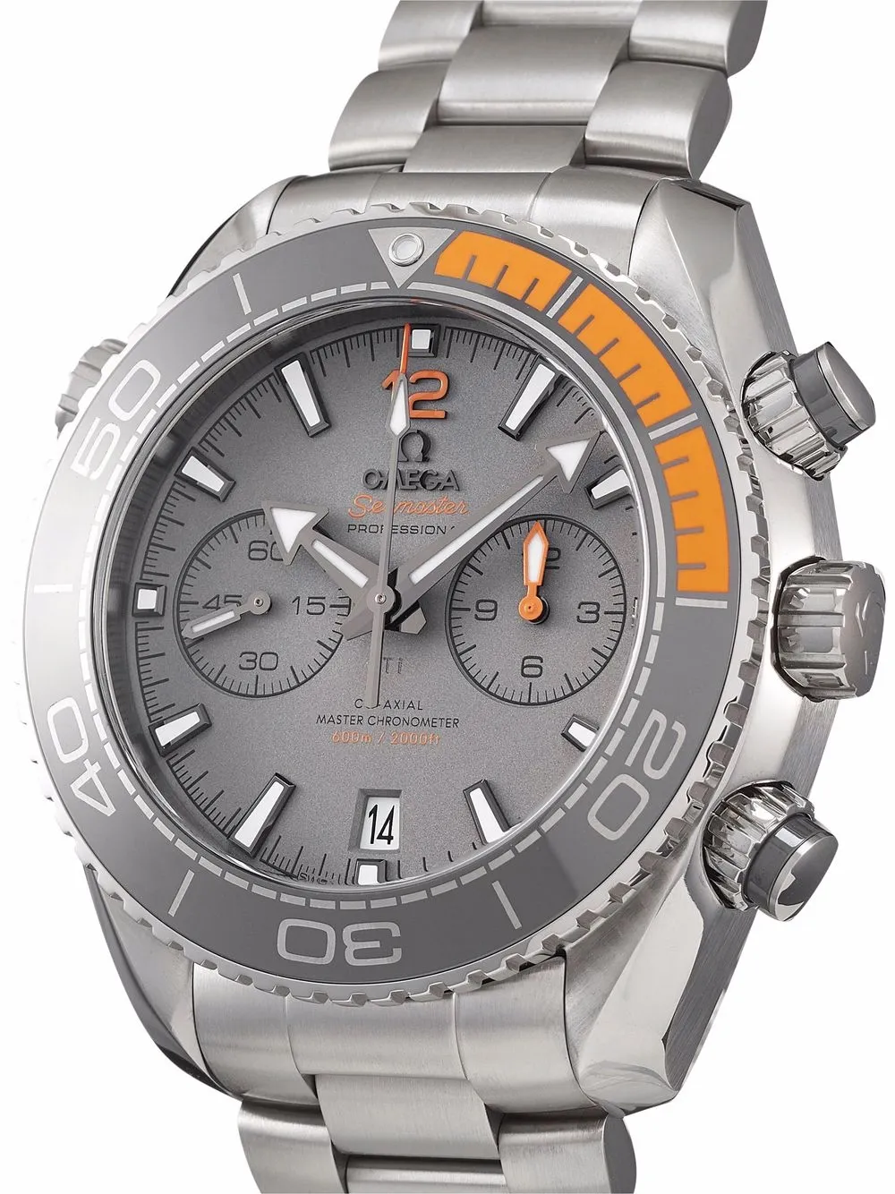 фото Omega наручные часы seamaster planet ocean 600m pre-owned 45.5 мм 2021-го года