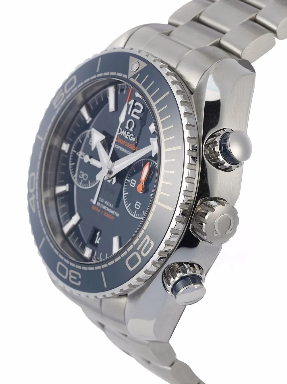 фото Omega наручные часы seamaster planet ocean 600m pre-owned 45.5 мм 2021-го года