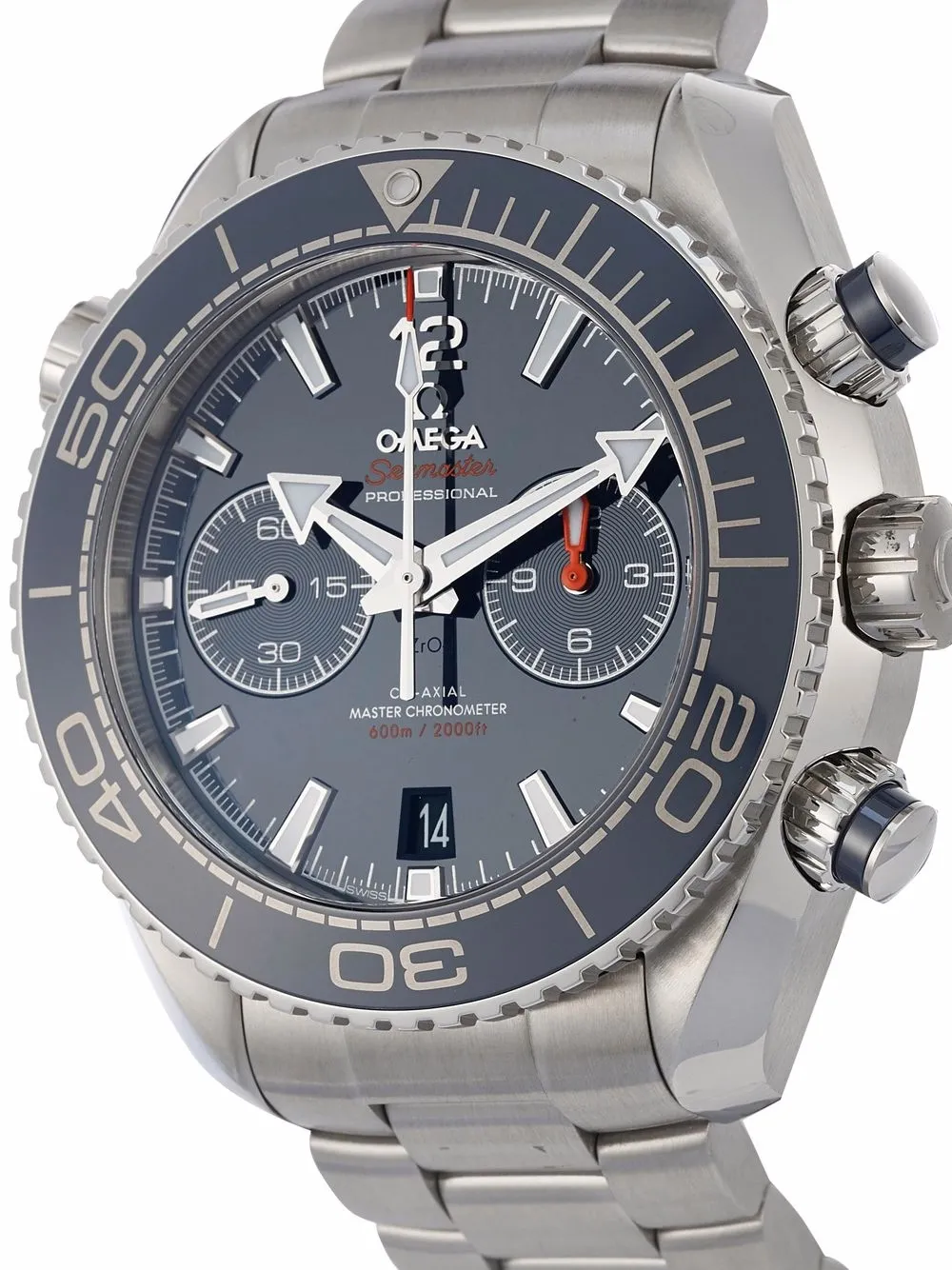 фото Omega наручные часы seamaster planet ocean 600m pre-owned 45.5 мм 2021-го года