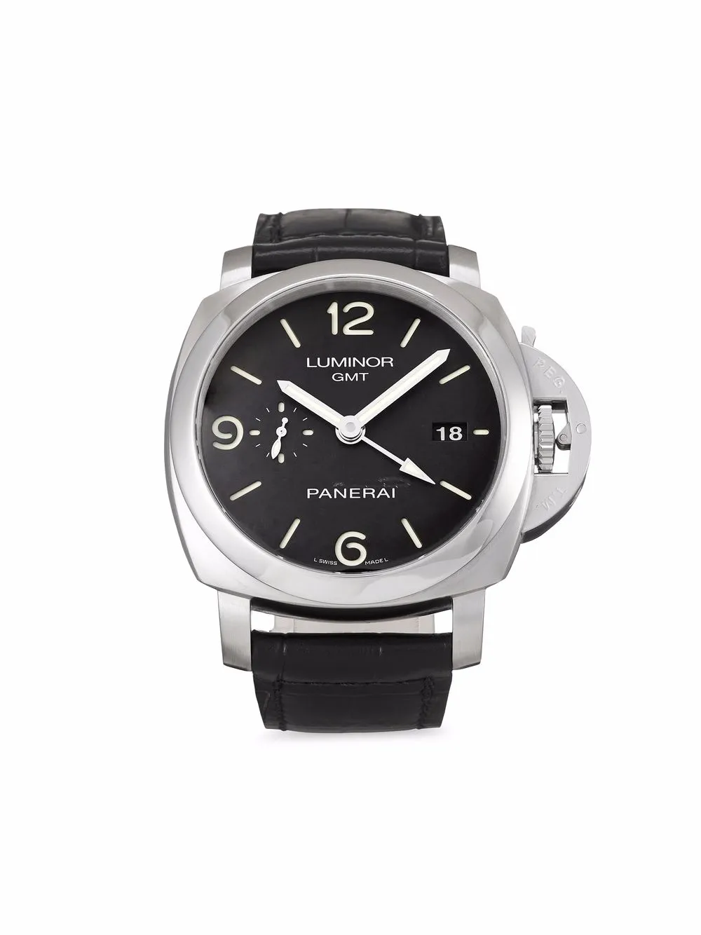 фото Panerai наручные часы luminor 1950 3 days pre-owned 44 мм 2010-го года