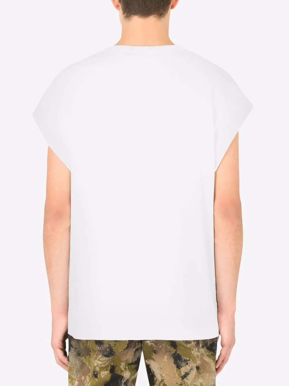 фото Dolce & gabbana футболка с нашивкой-логотипом