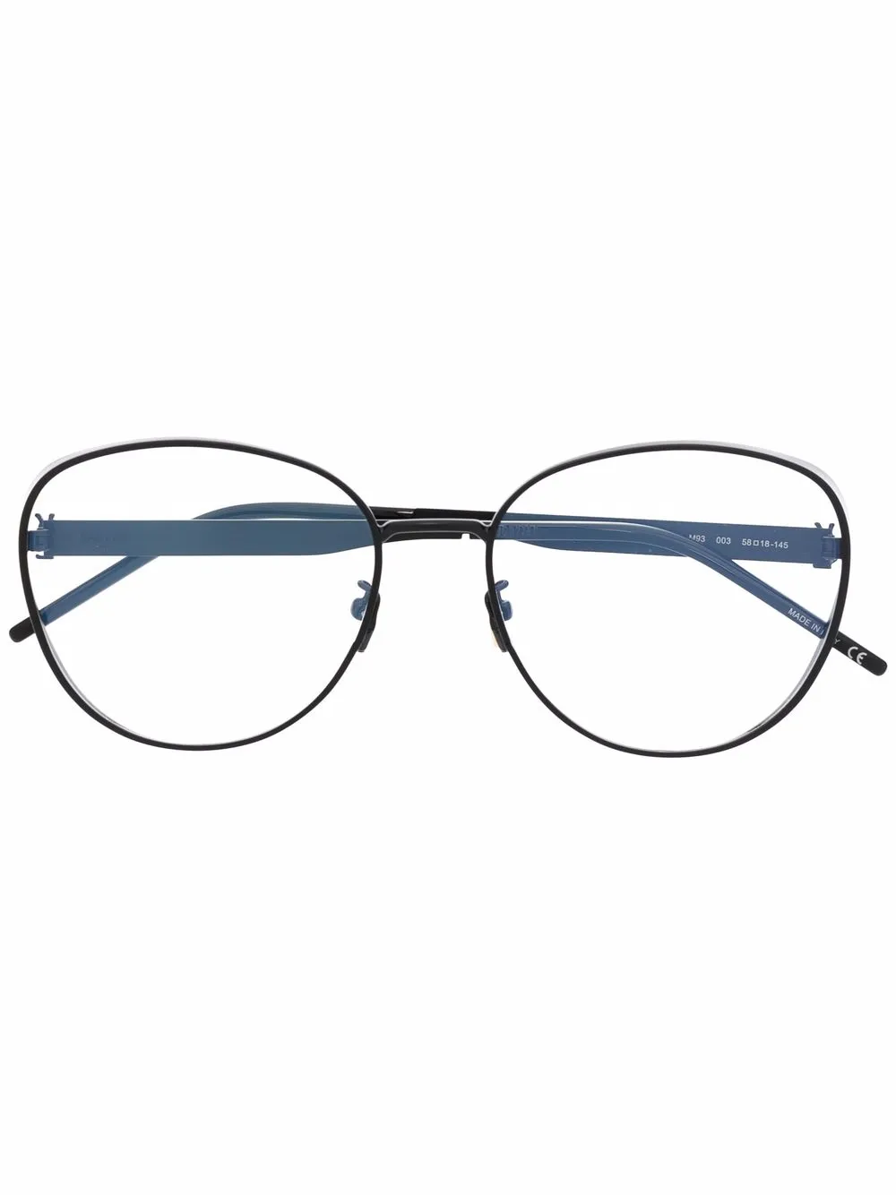 фото Saint laurent eyewear очки в круглой оправе