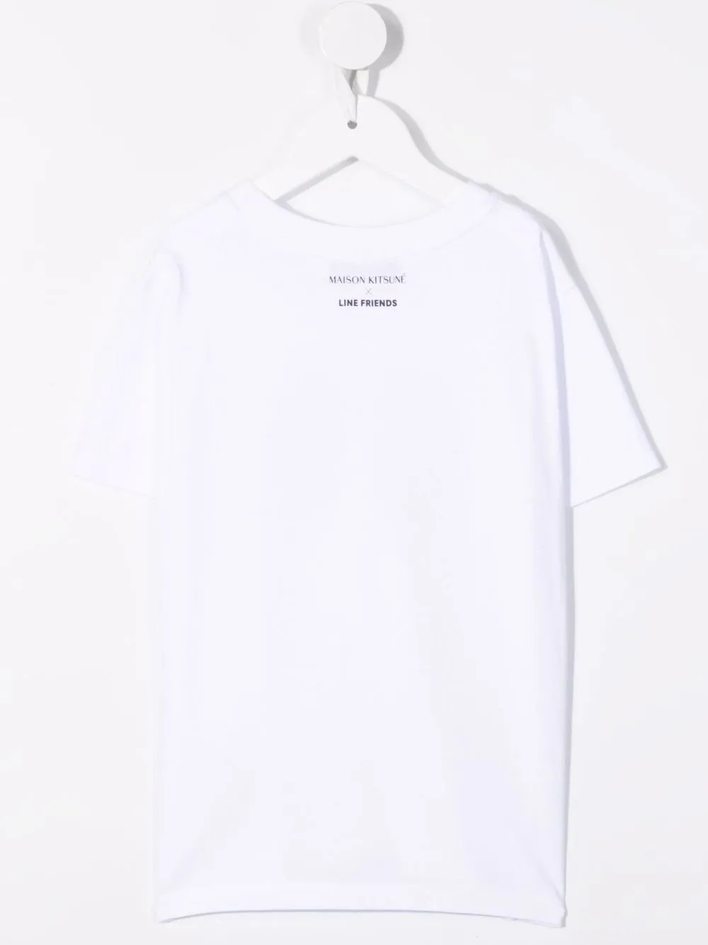 фото Maison kitsune kids футболка с графичным принтом