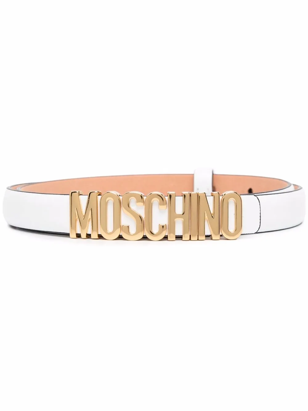 фото Moschino ремень с пряжкой-логотипом