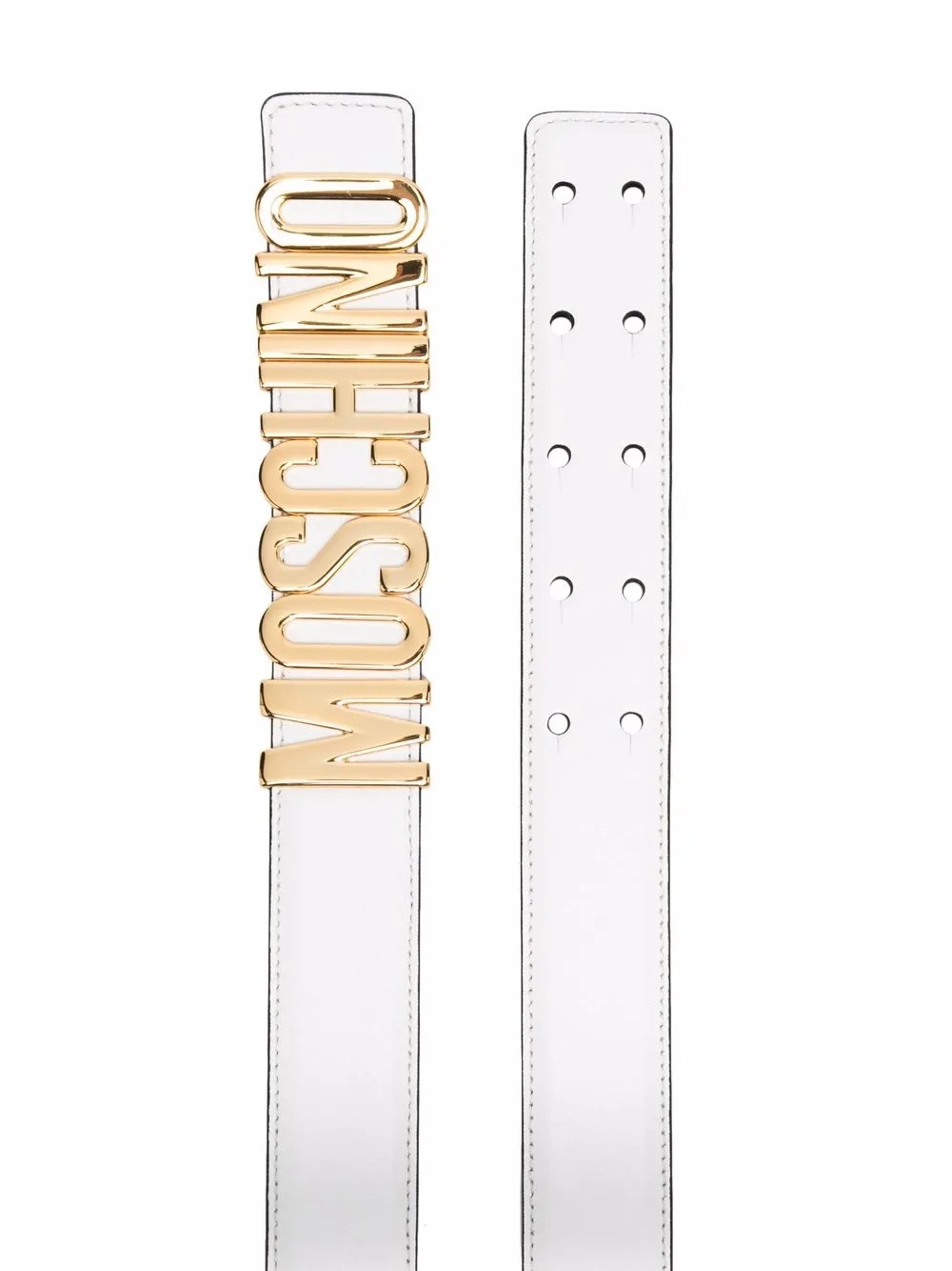 фото Moschino ремень с пряжкой-логотипом