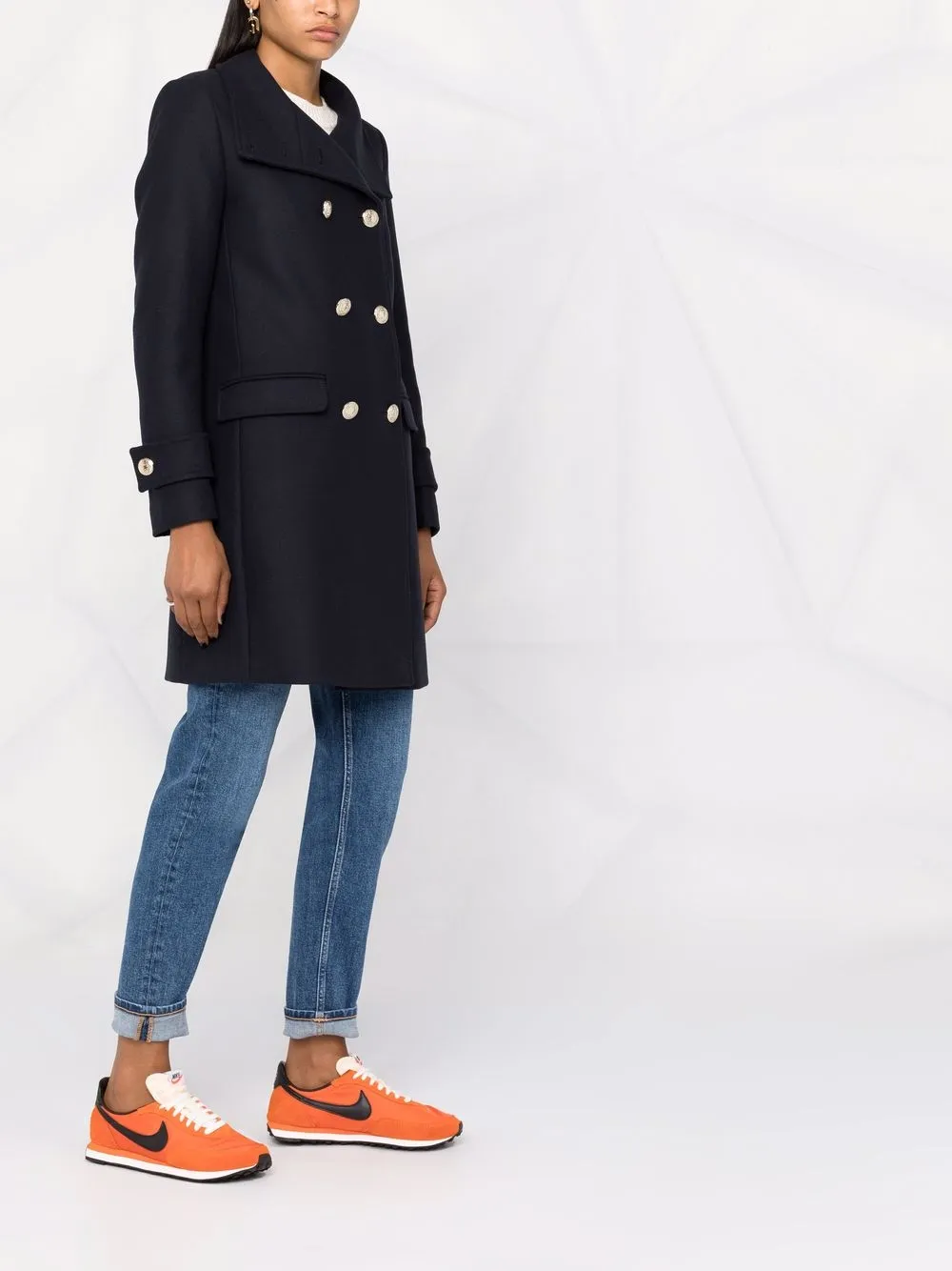 фото Tommy hilfiger двубортное шерстяное пальто