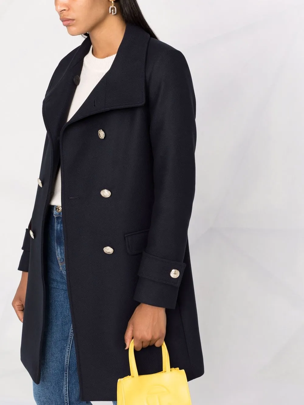 фото Tommy hilfiger двубортное шерстяное пальто