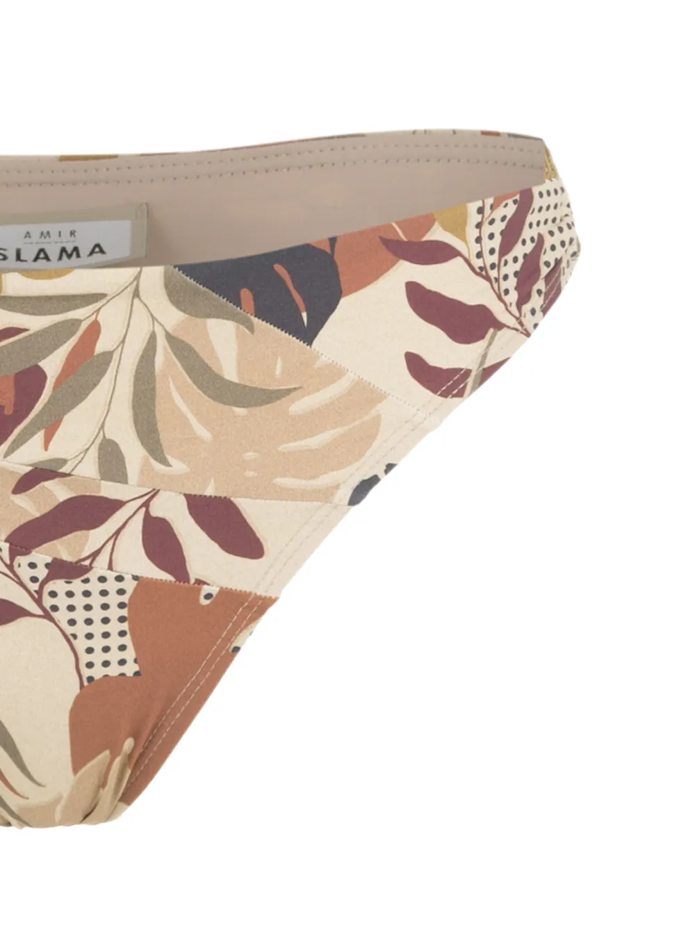 Amir Slama Palm Leaf Print Bikini Farfetch