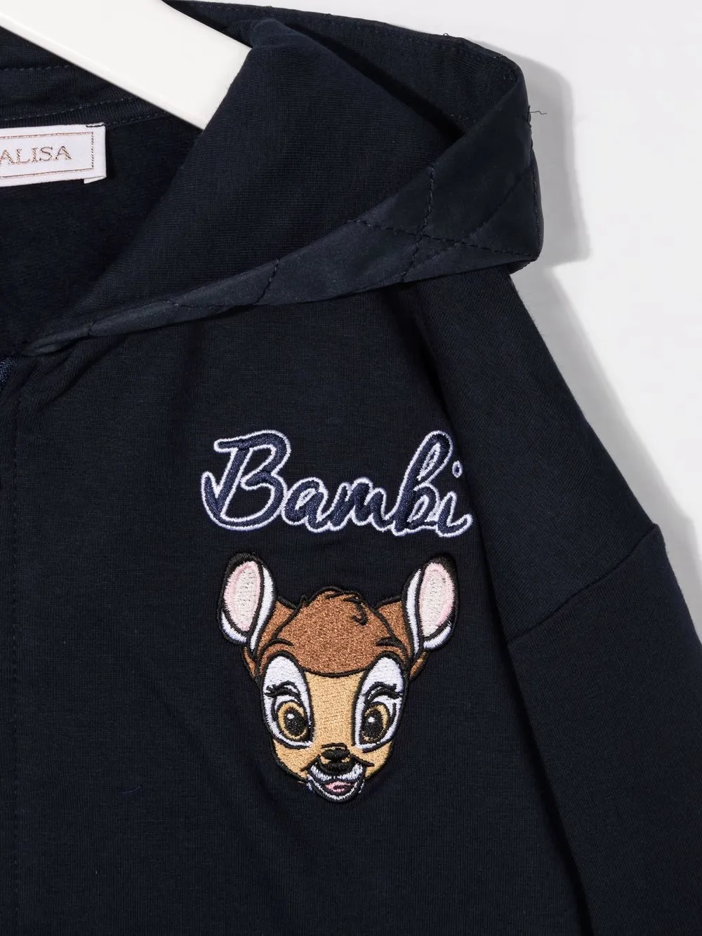 фото Monnalisa бомбер с нашивкой bambi