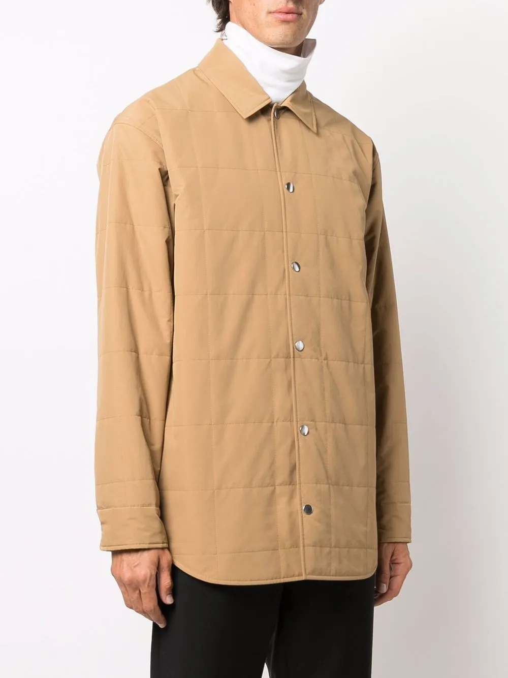 фото Jil sander стеганая куртка-рубашка