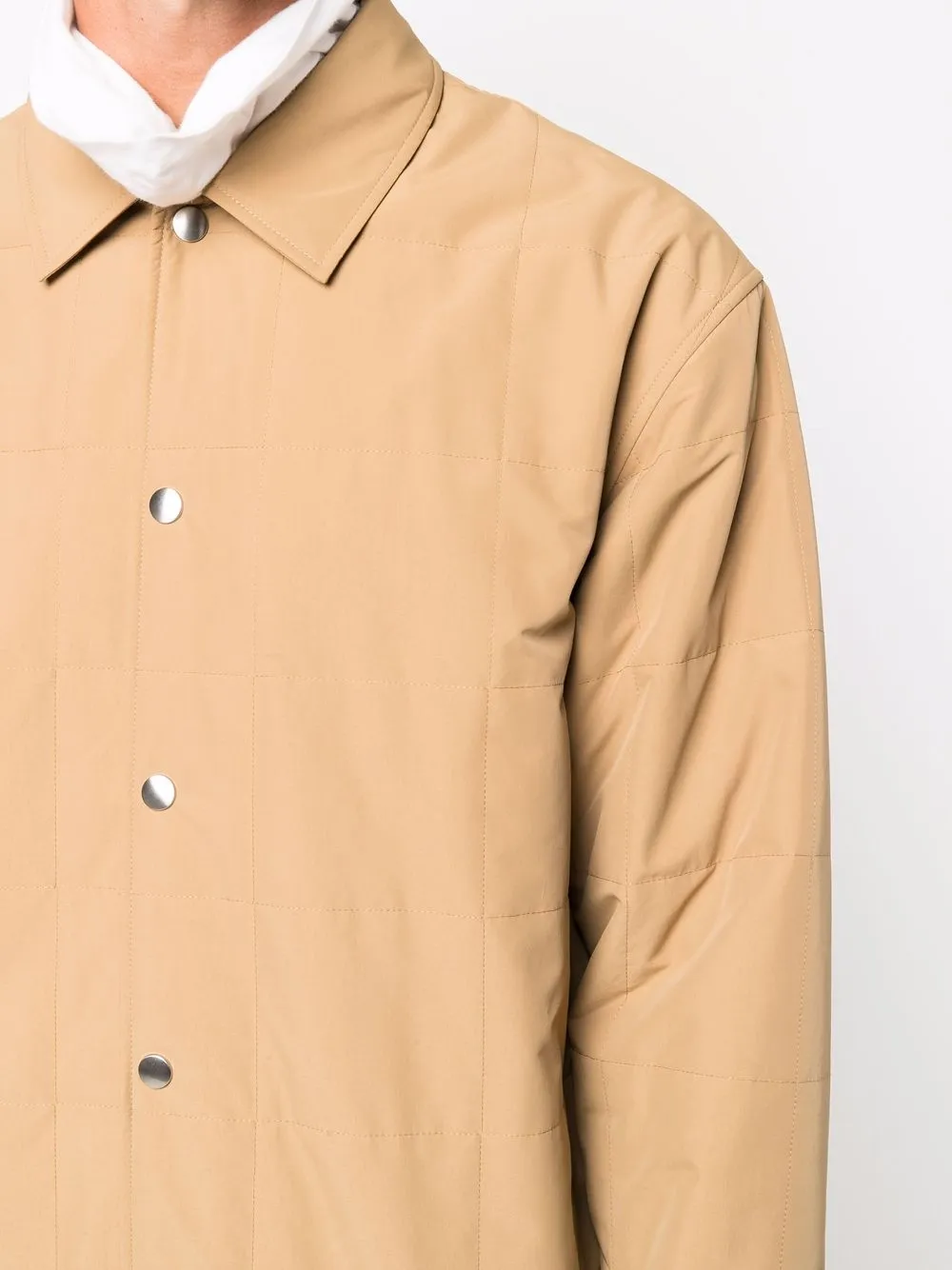 фото Jil sander стеганая куртка-рубашка