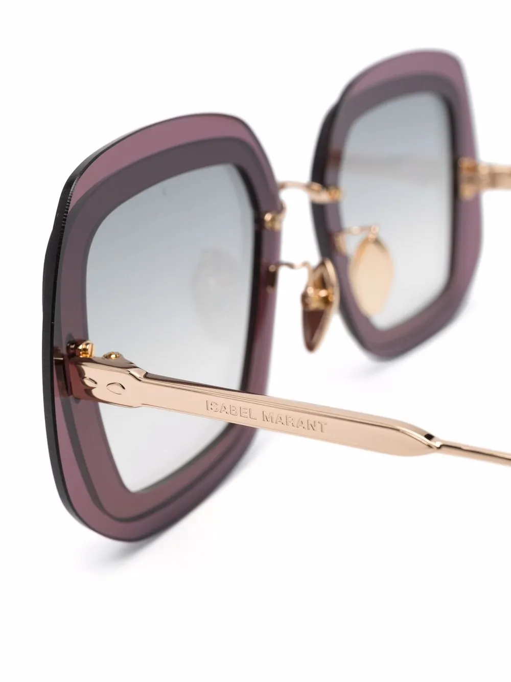 фото Isabel marant eyewear солнцезащитные очки в массивной оправе