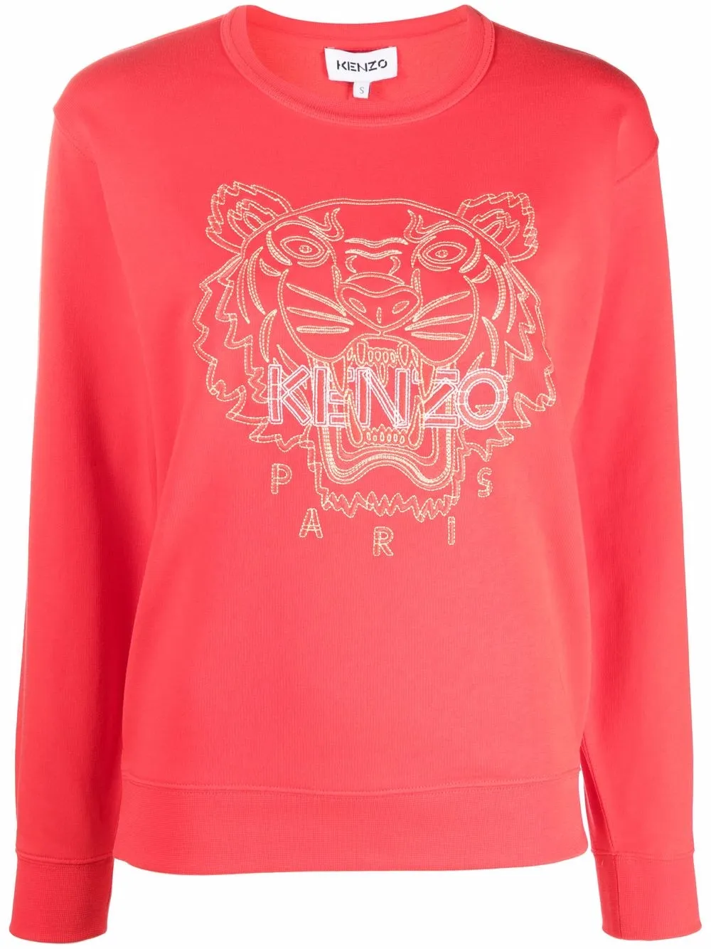 фото Kenzo толстовка с вышитым логотипом tiger