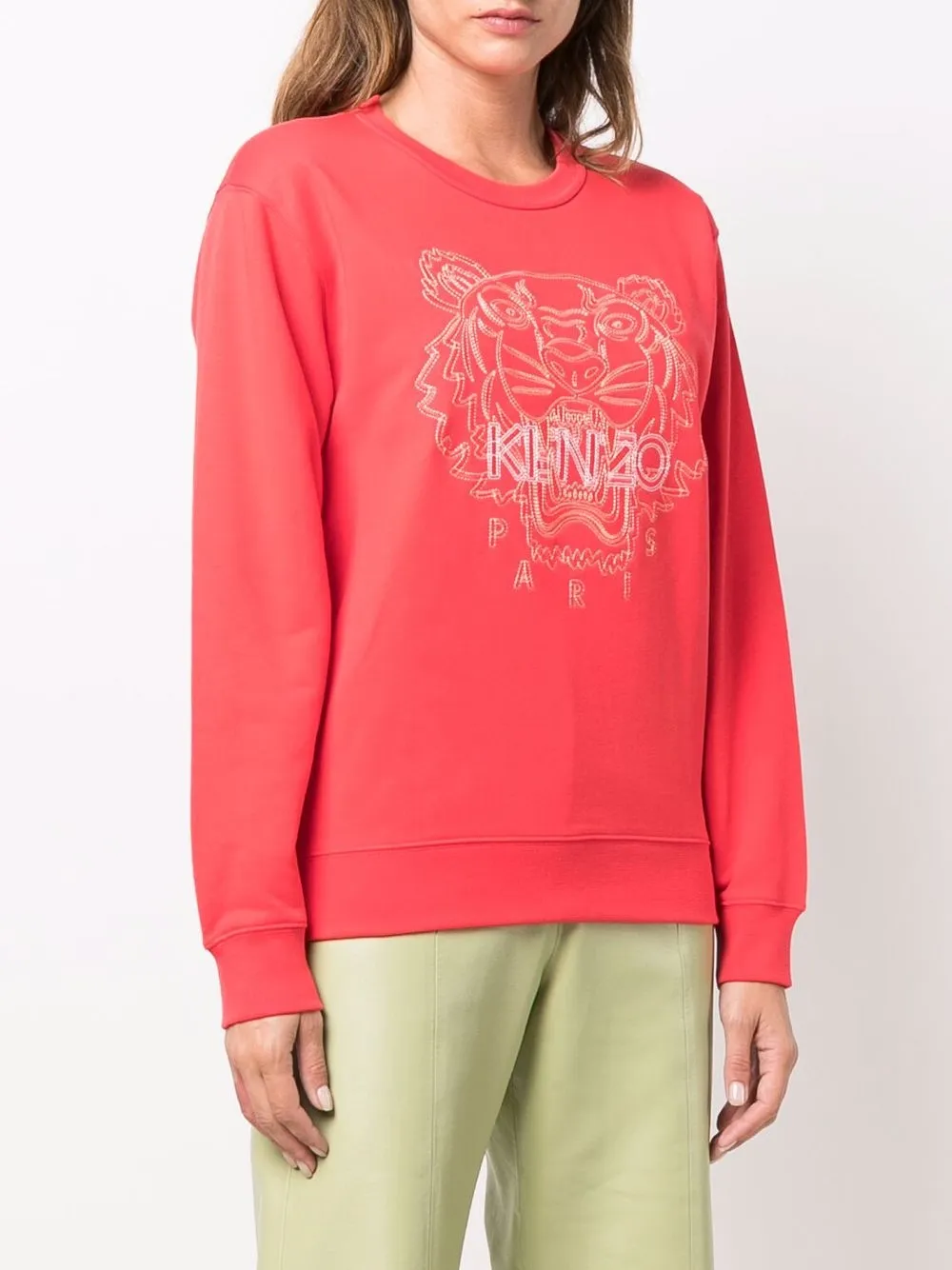фото Kenzo толстовка с вышитым логотипом tiger