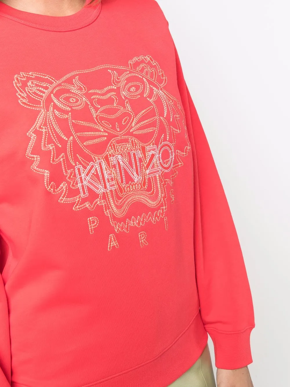 фото Kenzo толстовка с вышитым логотипом tiger