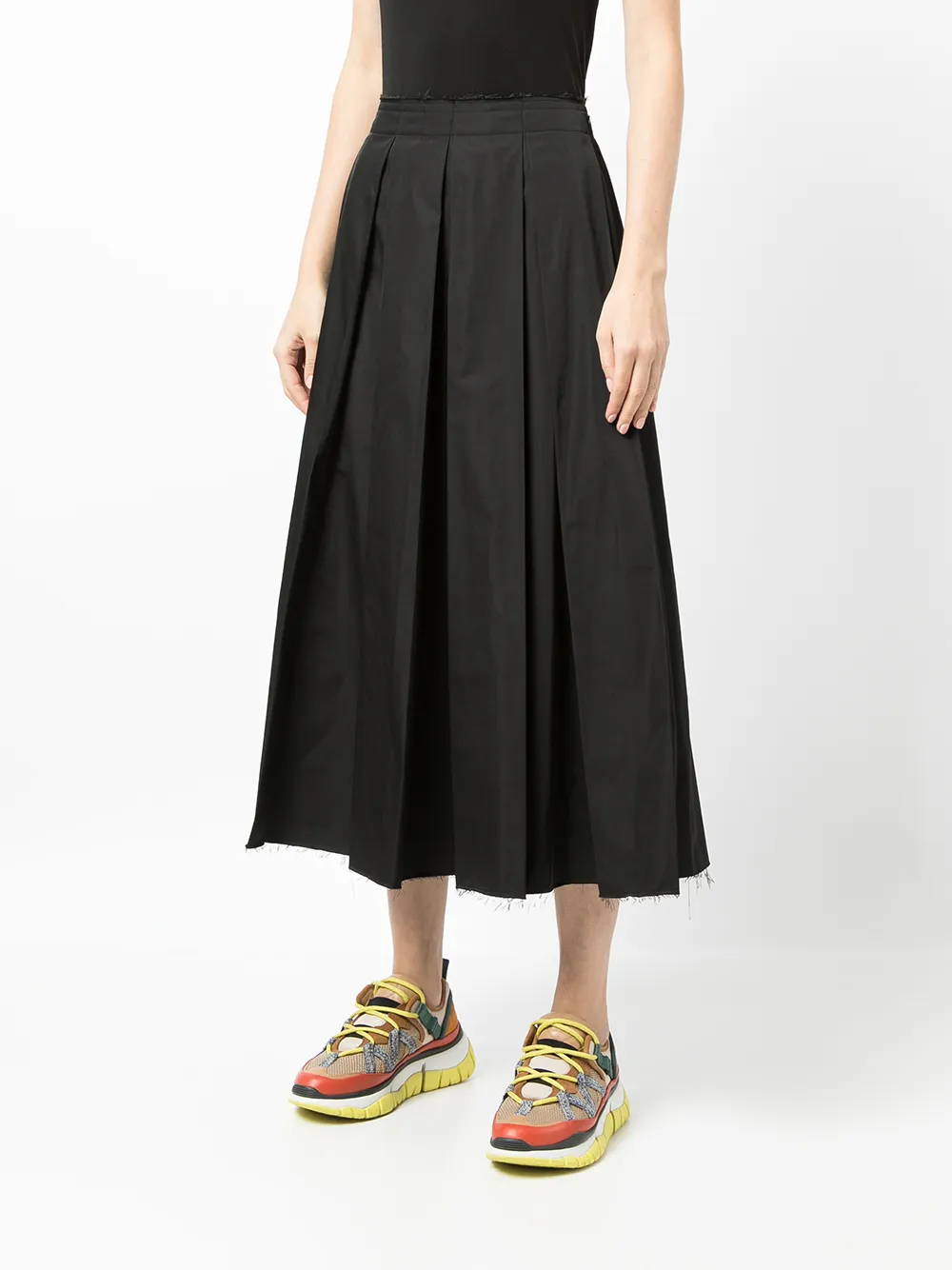 фото Enföld расклешенная юбка макси с завышенной талией