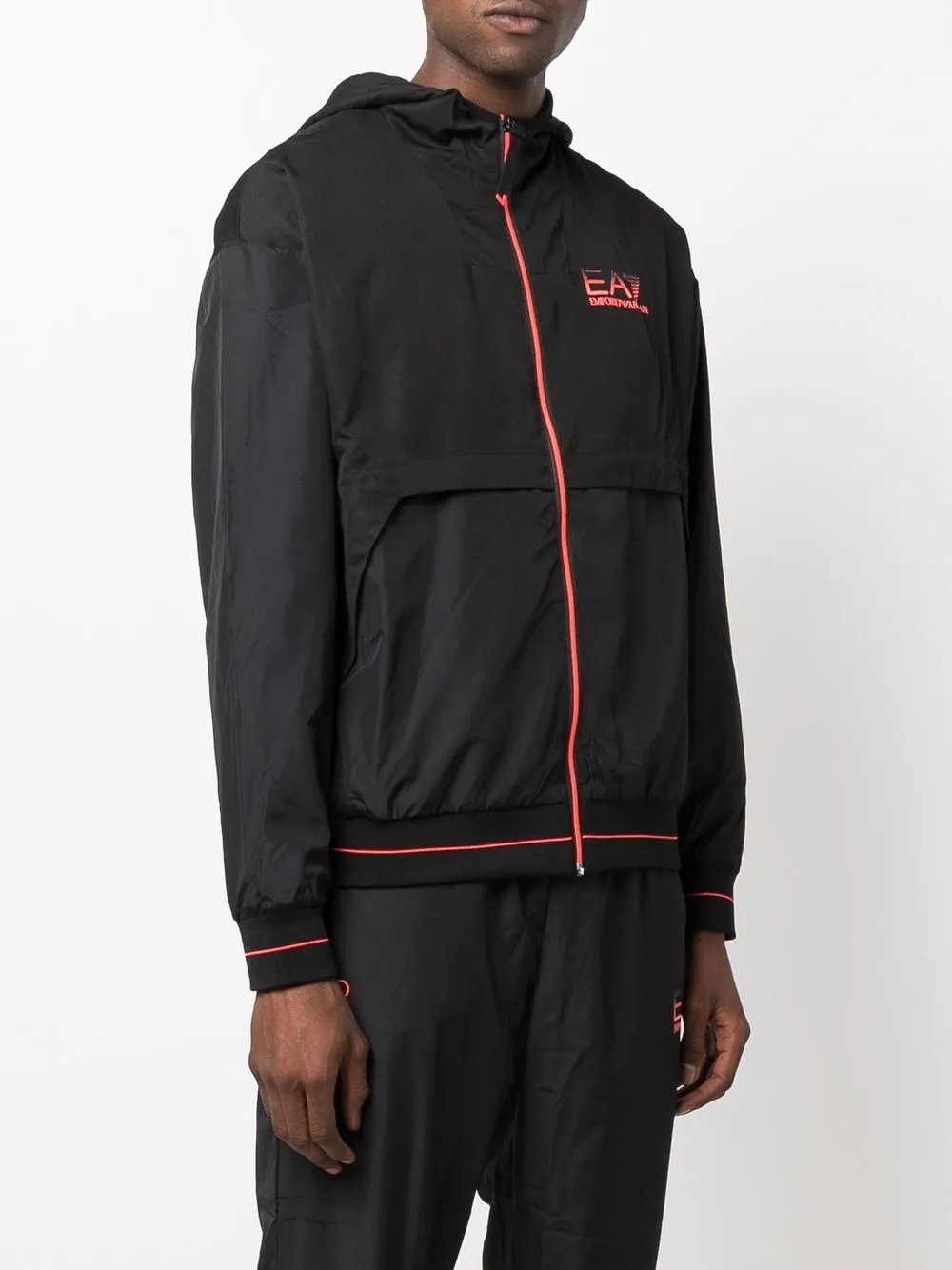 фото Ea7 emporio armani спортивный костюм с капюшоном и логотипом