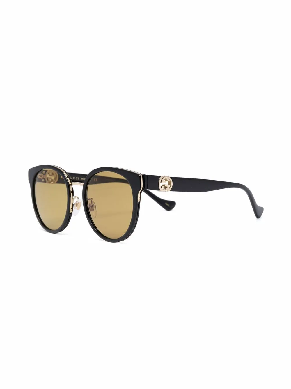 фото Gucci eyewear солнцезащитные очки в круглой оправе