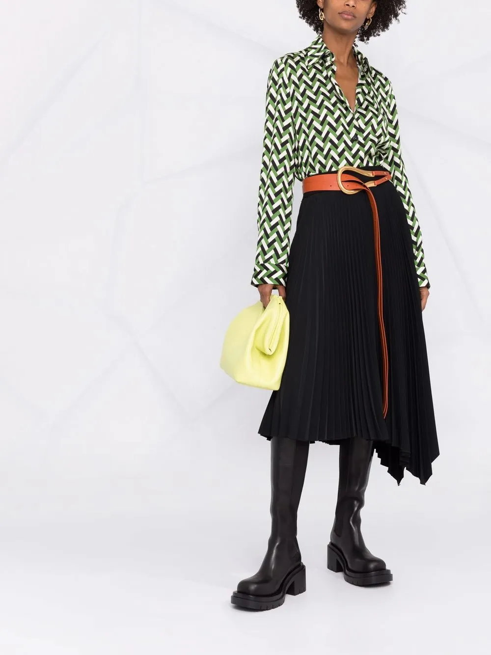 фото Jil sander рубашка с узором