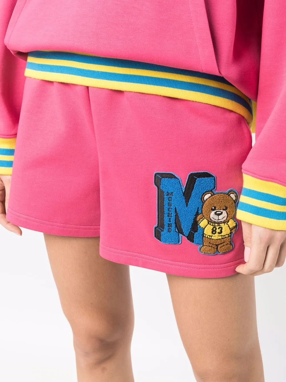 фото Moschino шорты teddy из джерси