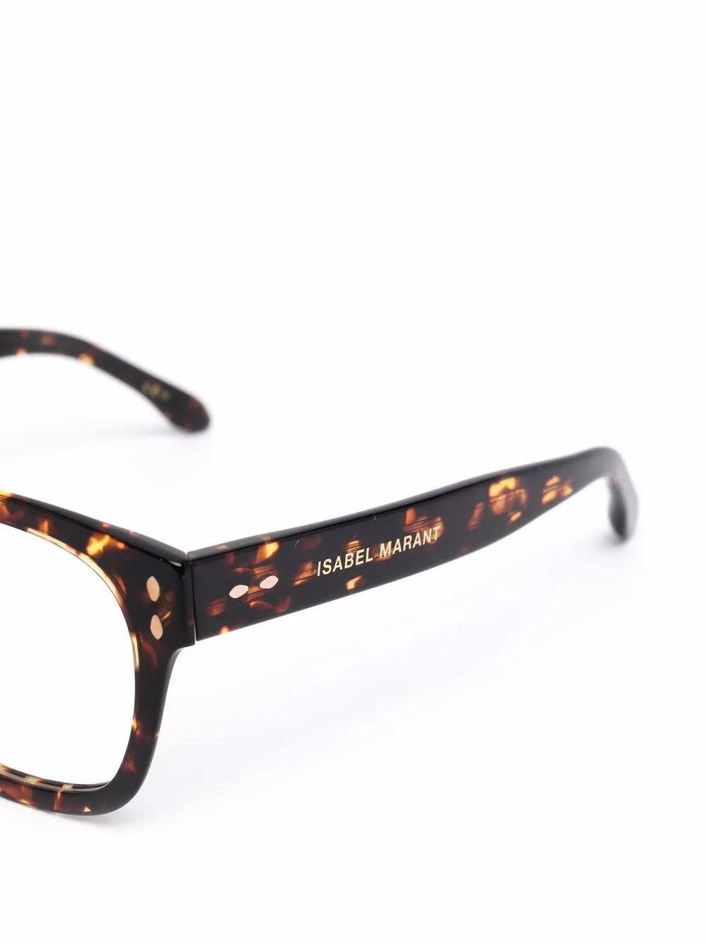 фото Isabel marant eyewear очки в квадратной оправе черепаховой расцветки
