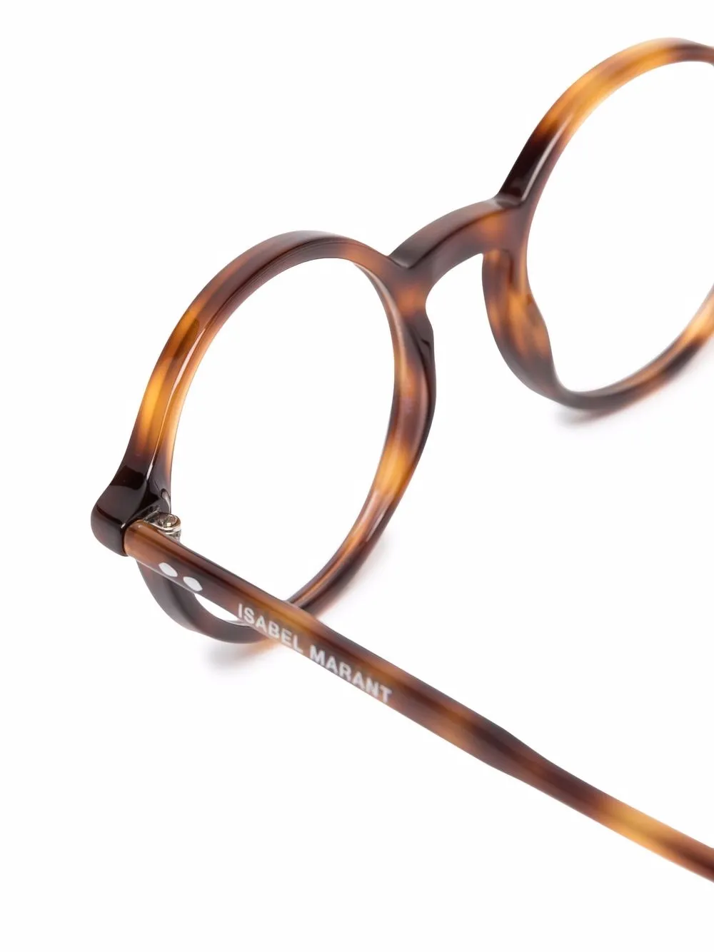 фото Isabel marant eyewear очки в круглой оправе черепаховой расцветки