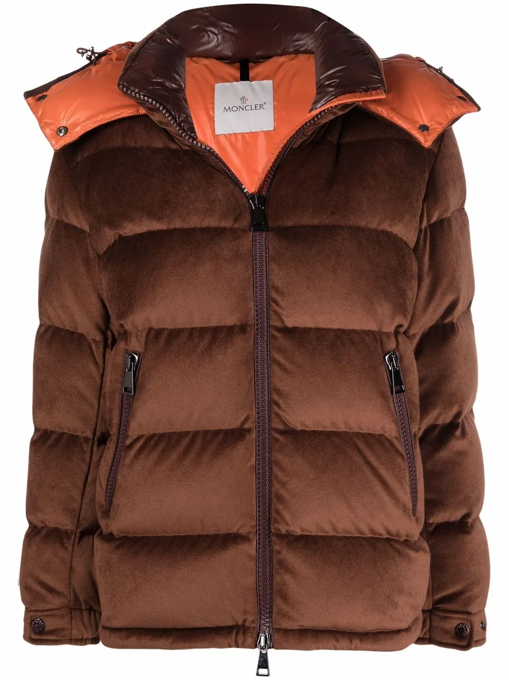 фото Moncler бархатный пуховик holostee