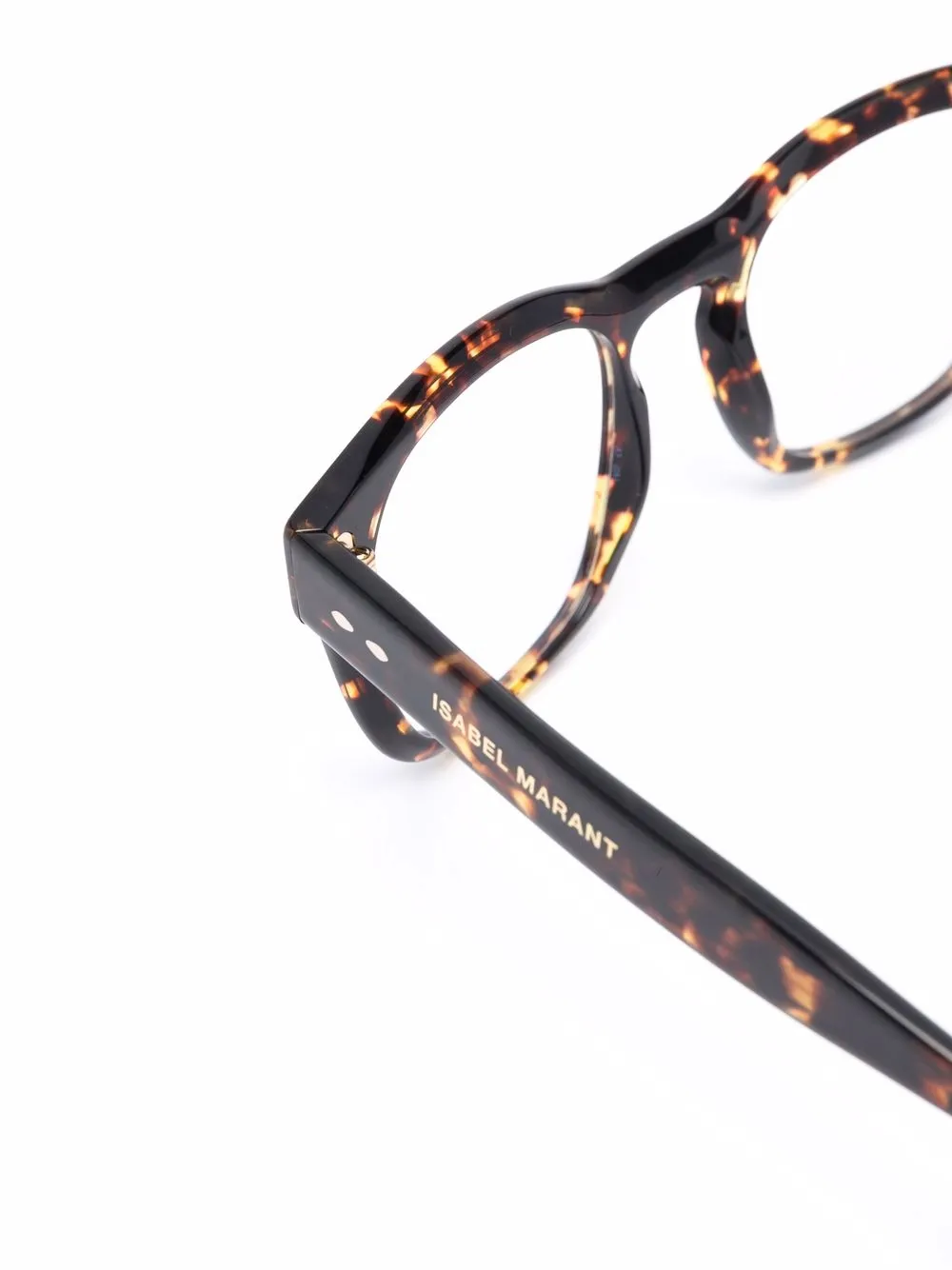 фото Isabel marant eyewear очки в квадратной оправе черепаховой расцветки