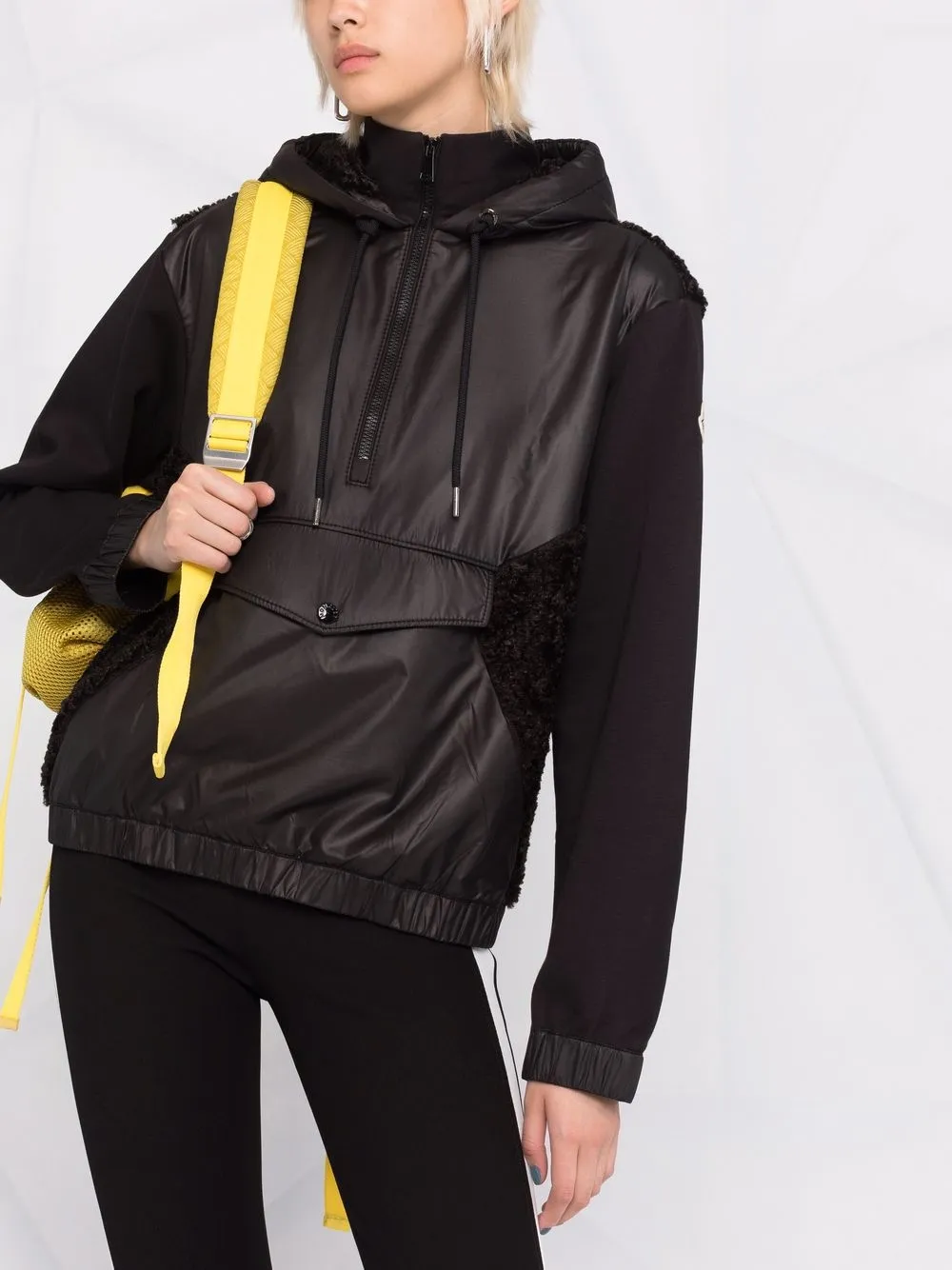 фото Moncler комбинированное худи