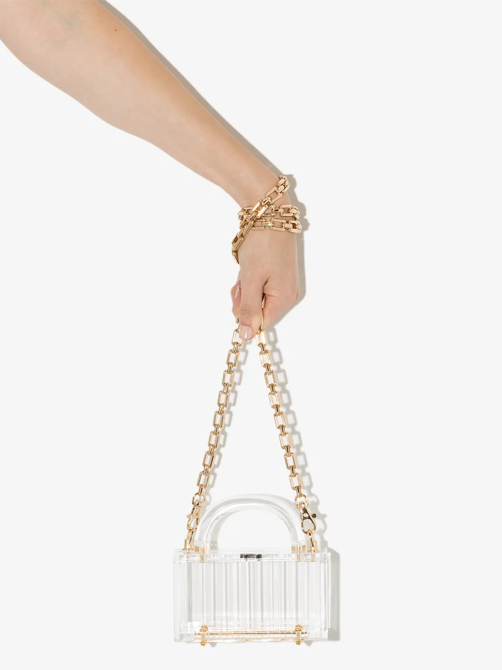 фото L’afshar мини-сумка на плечо lucite pagoda