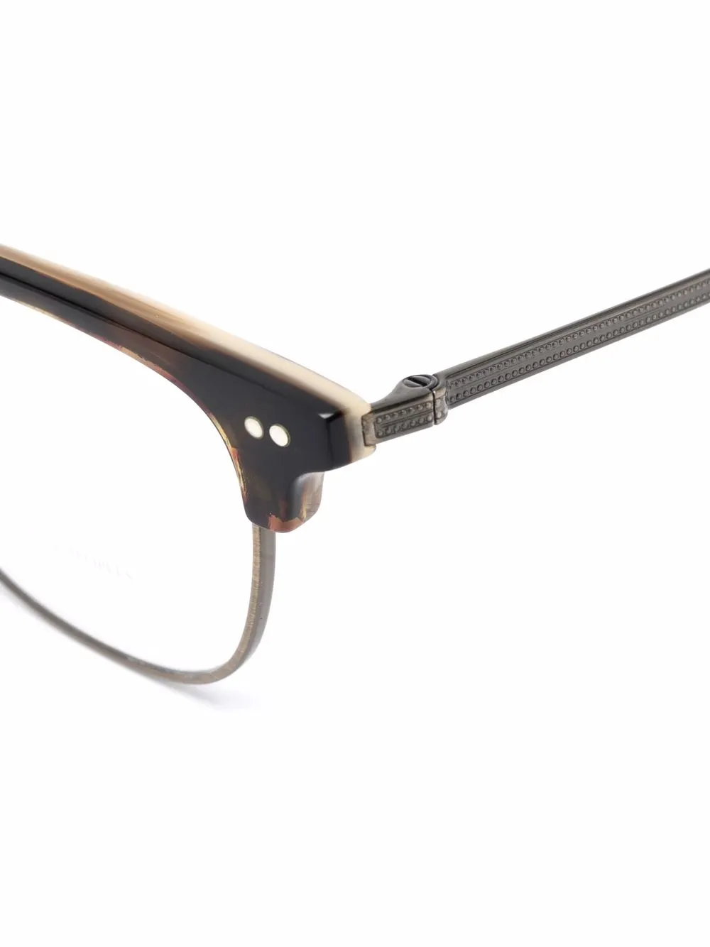 фото Oliver peoples очки с контрастным носком